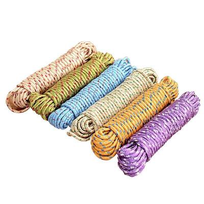 

33ft Laundry Clothesline Nylon Rope Sturdy Hanging Drying Clothes Line Cord Portable Outdoor Camping Travel