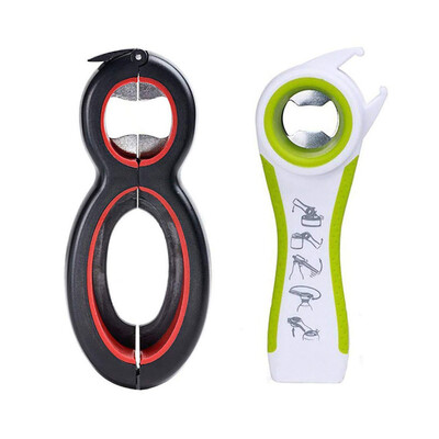 

Toponeto 2Pcs Home Kitchen Multifunction Bottles Jars Cans Manual Opener Tool Gadget