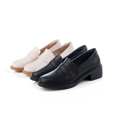 

1314 Europe&the United Kingdom single shoes womens fashion simple&thick with thin wome