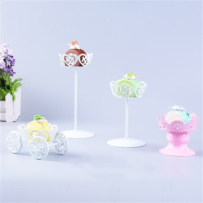

Vintage Metal Wedding Cupcake Stand Cake Dessert Iron Holder Display Party Decor