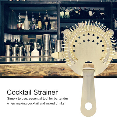 

Greensen Stainless Steel Cocktail Drainer Filter Beverage Filtering Tool for Bar Restaurant 15115cm