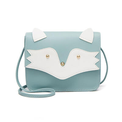 

Women PU Leather Crossbody Bag Cute Cartoon Cat Mini Square Shoulder Bags