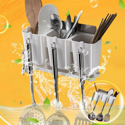 

Siaonvr Magic non-trace tape hook tableware drain storage box three chopsticks cage