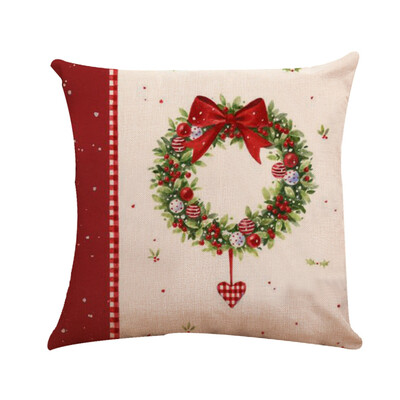 

Tailored Christmas Christmas Cushion Cover Throw Pillow Case Sofa Bed Home Decor