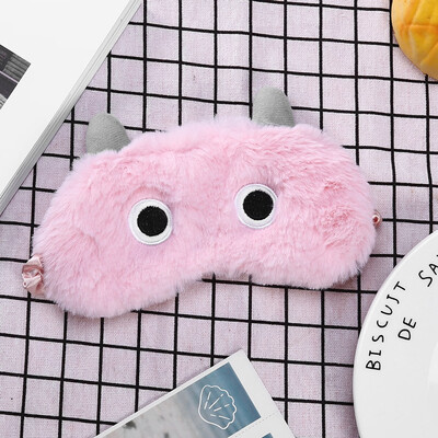 

2 Styles Cute Animal Bear Eye Cover Sleeping Mask Christmas Winter Carton Nap Eye Shade Mask Sleeping Eye Mask Nap Eye Mask