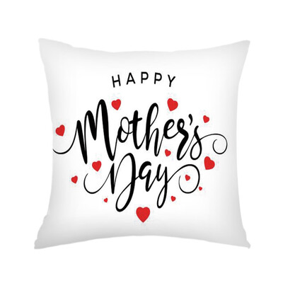 

〖Follure〗Super Soft Mothers Day Short Plush Pillowcase Sofa Pad Set Home Decoration