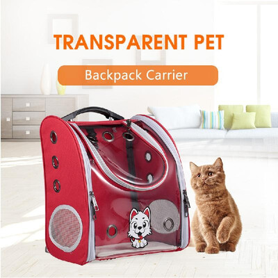 

Pet Carrier Backpack Dog Carrier Foldable Zipper Assembled Soft Shell Breathable Mesh Design Pet Backpack