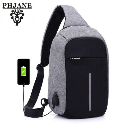 

PHJANE Sling Bag Shoulder Chest Cross Body Backpack Lightweight Multipurpose Daypack
