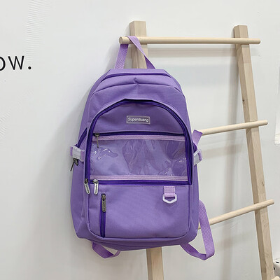 

Tailored Fashion Women Oxford Letter Backpack Large Capacity Bags Package Shoulder Bags