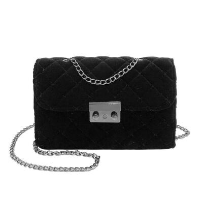 

Winter Mini Pleuche Handbag Casual Chain Messenger Crossbody Shoulder Bag