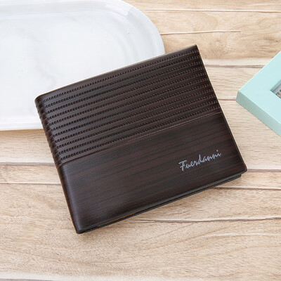 

Tailored Men Fashion Business Leather Card Cash Holder Organizer Bifold Wallet Purse