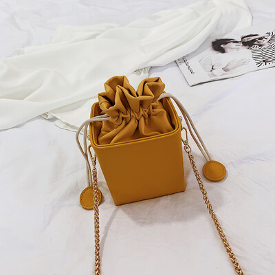 

Summer mini bag net red chain bucket bag new 2019 fashion small fresh womens bag shoulder Messenger bag