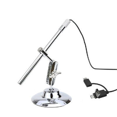 

Portable Digital USB Microscope Inspection Magnifier IP67 Waterproof Camera Built-in 8 LED Lights with Advanced CMOS Sensor 10X-20