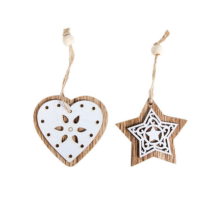 

Toponeto Christmas Decoration Creative Wooden Crafts Christmas Pendant Hanging Ornaments