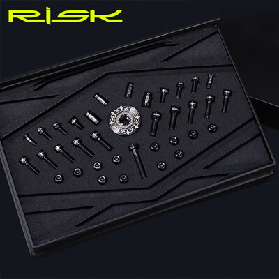 

36Pcsset MTB Bicycle Titanium Alloy Screws Set Mountain Bike ​Unit Bolts