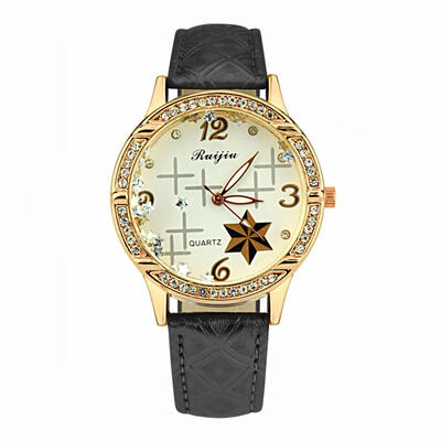 

Disc Cute Style Symbol Star Pattern Roman Numerals Ladies Watch Nice Orologio Donna Womens Watches Reloj De Mujer Clock