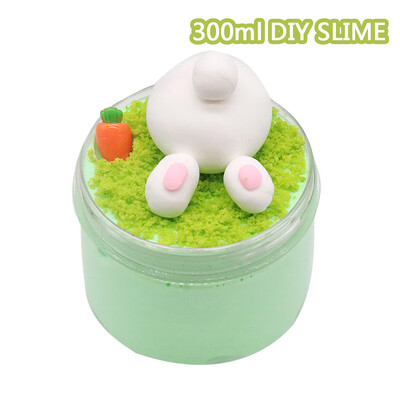 

Siaonvr Crystal Clay Simulated Rabbit Slime Putty Scented Decompression Toy