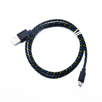 

3M Braided Nylon Micro USB Charger Sync Data Charging Cable Cord for Android