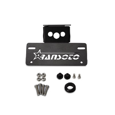 

RANSOTO Fender Eliminator Kit License Plate Holder Plate Bracket Fit for Kawasaki Ninja 400 2018-2019