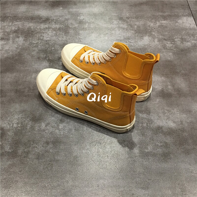 

main peoples plimsolls women2019 new style Korean summer100way hightide shoes students skate shoes women
