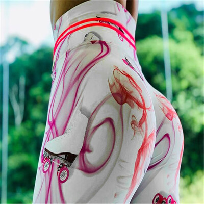 

Tailored Women Ladies Fashion Printing High Waist Long Pants Leggings Running Yoga Pants