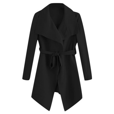 

Toponeto Womens Solid Open Front Sleeveless Coat Jacket Parka Outwear Cardigan Coat Tops