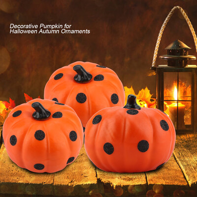 

PVC Dots Pattern Decorative Pumpkin for Autumn Fall Ornament Tabletop Decor Autumn Decor Decor Pumpkin