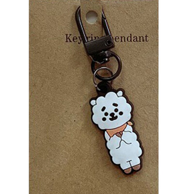 

CAR-TOBBY Kpop BTS Keychain TATA KOYA Pendant Keyring Key Chain Bag Hang in Tracked