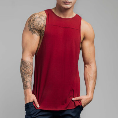

Men Muscle Sleeveless Tank Top Gym T Shirt Sport Fitness Vest Workout GYM Tee