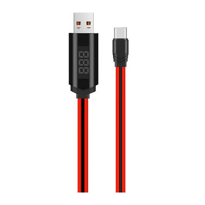 

HOCO U29 Smart 2A Timing Type-C To USB Fast Charging Data Cable W LED Display For Mobile Phones