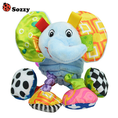 

SOZZY Pull Shock Lathe Hanging Rattles Baby Training Educational Plush Toy