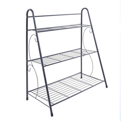 

Greensen 3 Tier Iron Tidy Shoe Organizer Rack Shelf Holder Grow Plant Pot Display Stand