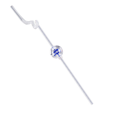 

Toponeto Art Straw Creative Windmill Retractable Curved Long