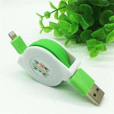 

3M Retractable Lightning Cable Extra Long Flat Charging And Syncing Cord-3m
