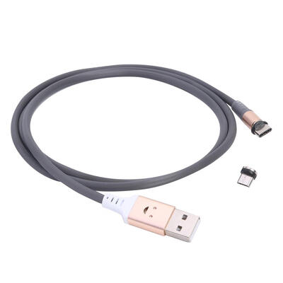 

Magnetic Type-C Micro USB Charging Cable Sound Control Light Phones Charger
