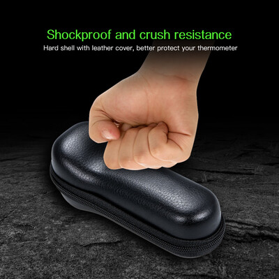 

Forehead Thermometer Storage Bag for Braun NTF3000 Hard Case with Leather Surface Shockproof Waterproof&Odorless Carrying Case