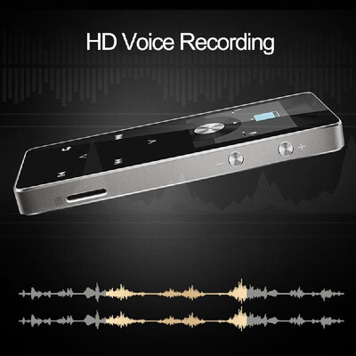 

C20 8GB Bluetooth MP3 Player HiFi Metal Music Player Loseless APE FLAC Audio Player FM Radio Voice Recording w TF Card Slot 18 I