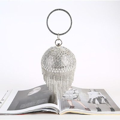 

Tailored Women Fashion Evening Handbags Party Sparkly Clutch Purse Shoulder Cross Bag