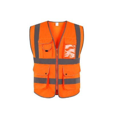 

Reflective Vest Workwear High Visibility Day Night Running Cycling Warning Sports Clothing Safety Vest for Kids Women Men