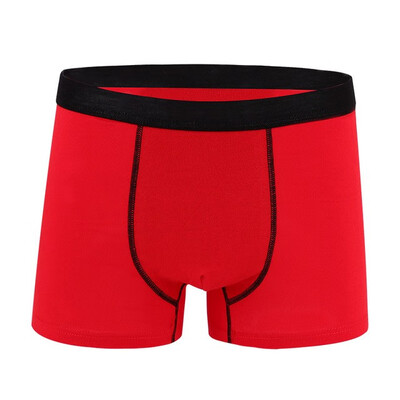 

Mens plain cotton underwear breathable boxer shorts mens underwear free of freight