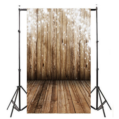 

Siaonvr Vinyl Wood Wall Floor Photography Studio Prop Backdrop Background 3x5FT G