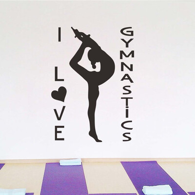 

〖Follure〗Vinyl Wall Sticker Yoga Center Meditation Pose Girl Fitness Relaxation Decal