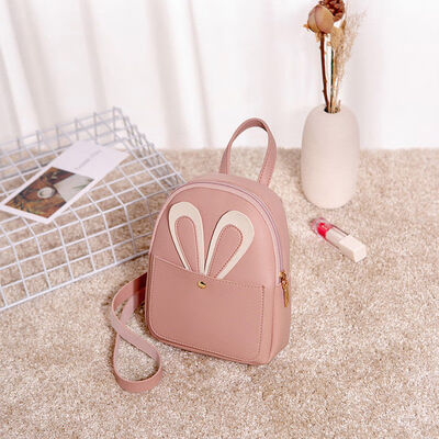 

2018 New Style Fashion Cute Womens Wallet Zipper Purse Rabbit Cell Phone Case Mobile Bag Pouch Mini Shoulder Bag