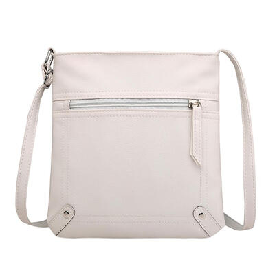 

Solid Color Shoulder Messenger Handbags Women Leather Casual Crossbody Bags