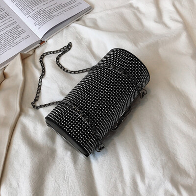 

Tailored Fashion Women Sequins Crossbody Bag Diamonds Shoulder Bag Chain Messenger Bag