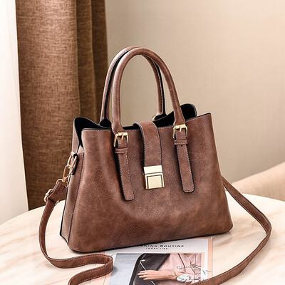 

Female bag 2019 spring Europe&the United States new ladies big bag large capacity PU leather shoulder bag handbag