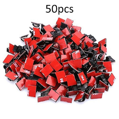

3 Meter Adhesive Cable Clips Wire Clamps Car Cable Organizer Cord Tie Holder