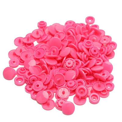 

50pcs T5 Plastic Press Stud Buttons Fastener DIY Baby Clothing Snap Button