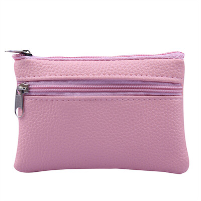 

Tailored Women Men Leather Wallet Multi Functional zipper Leather Coin Purse Card Wallet