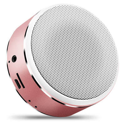 Metal Wireless Bluetooth Speaker Stereo Music Mini Subwoofer Loudspeaker Audio Support USB 32G TF Card AUX jack